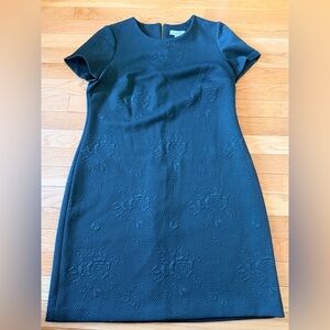 Calvin Klein Black Textured Mini Dress